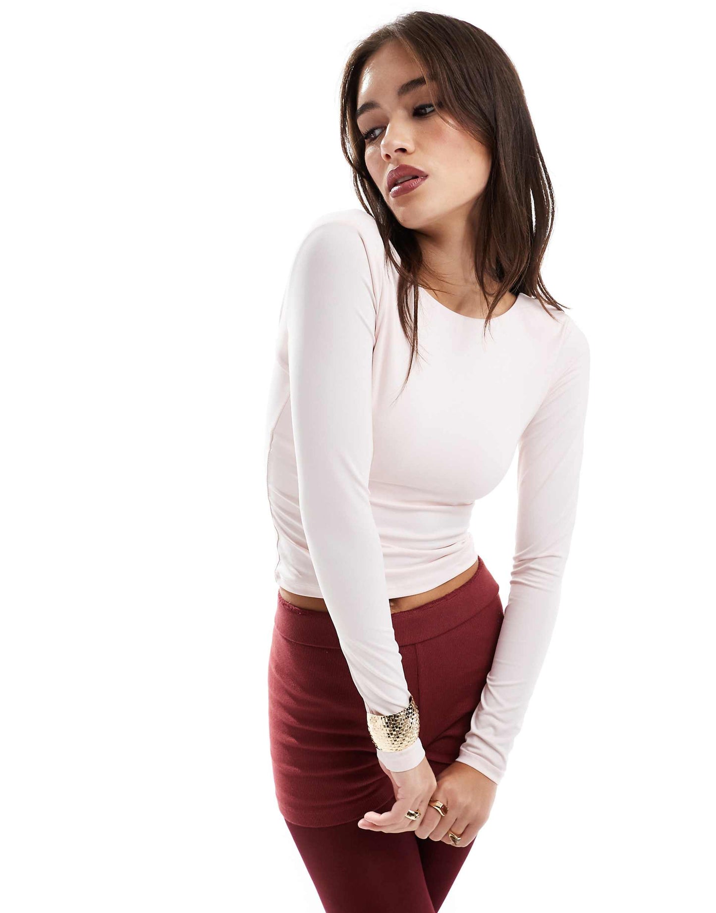 Ever Smooth Backless Long Sleeve Top