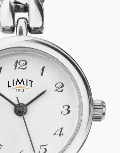 Classic 18Mm Womens Round Silver Analogue Watch Gift Set