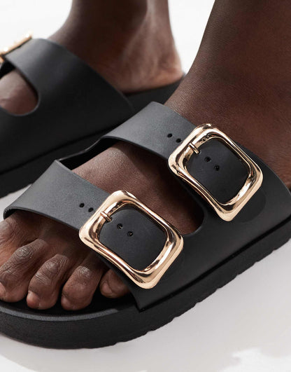 Andi Wide Fit Buckle Sandals