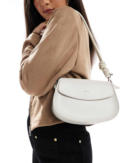 Saddle Shoulder Bag With Knot Detail