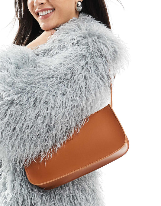 Clean Baguette Shoulder Bag