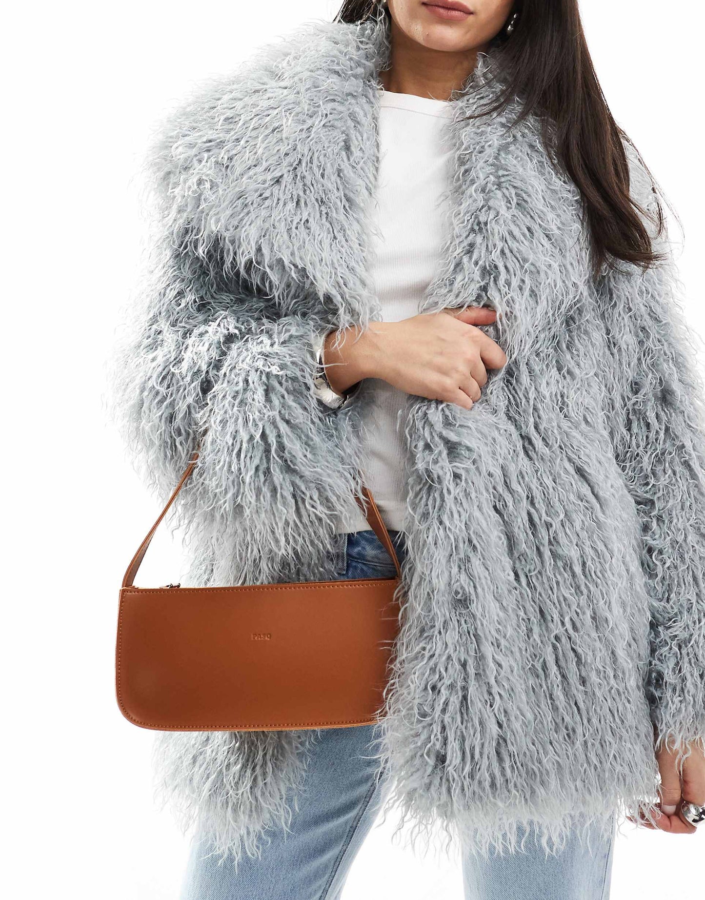 Clean Baguette Shoulder Bag