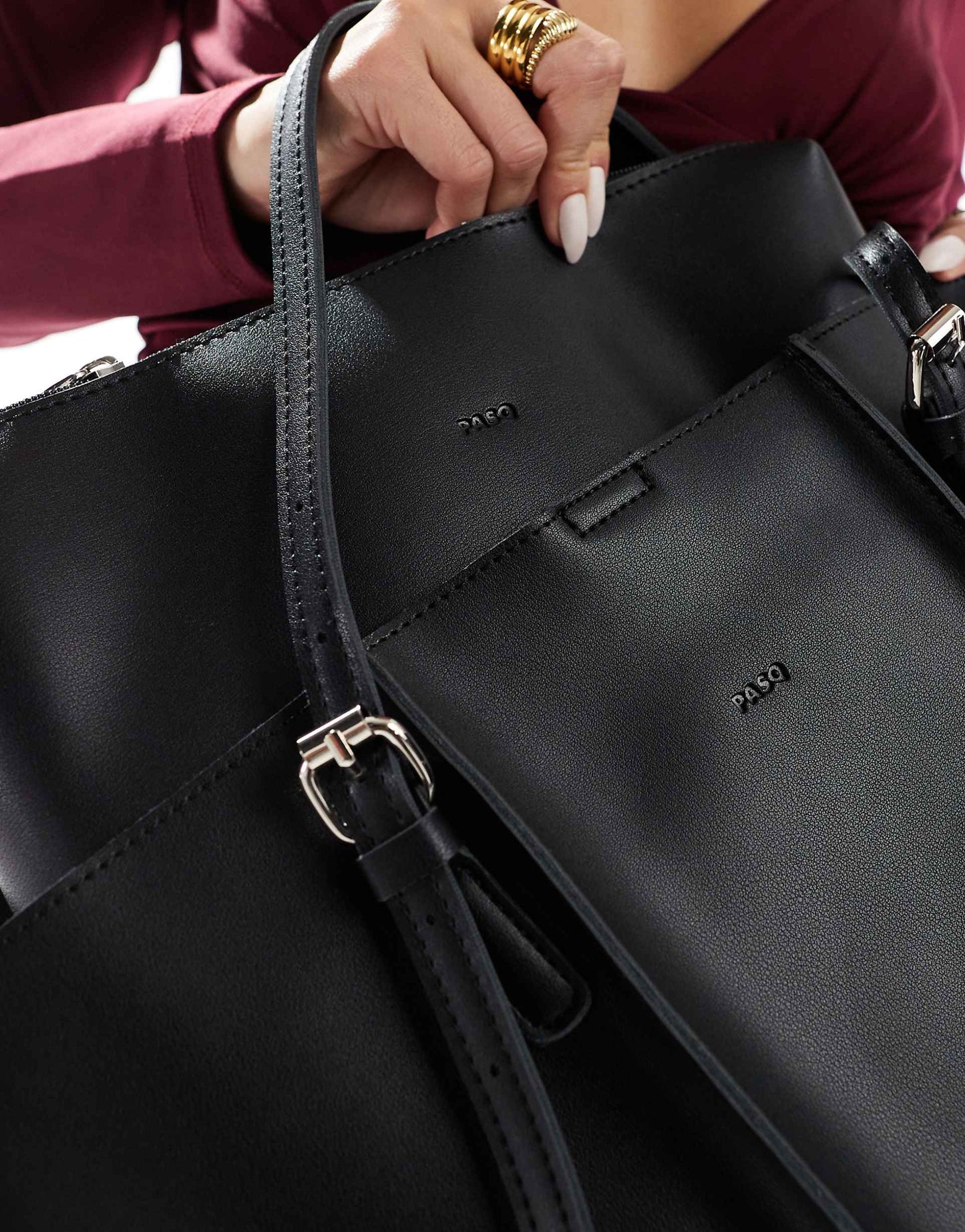 Pleated Tote Bag
