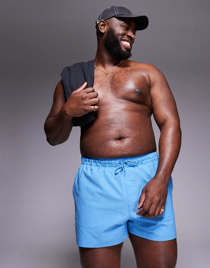 Seersucker Swim Shorts