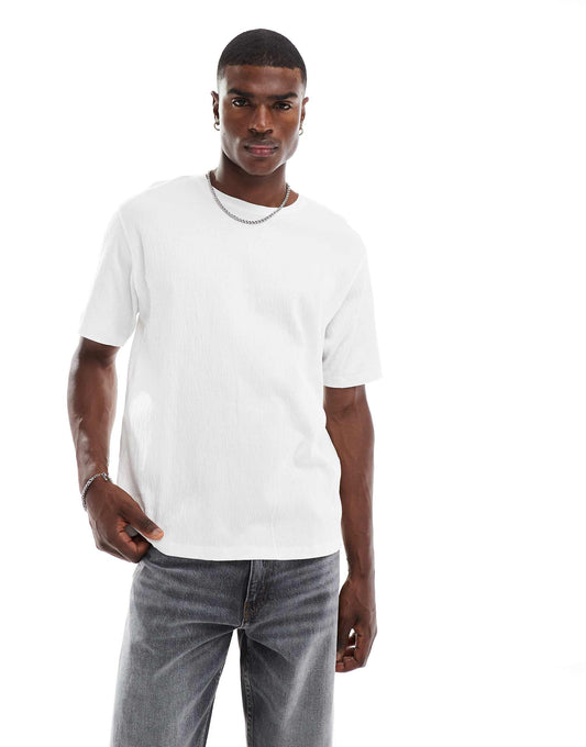 Textured Oversized T-Shirt