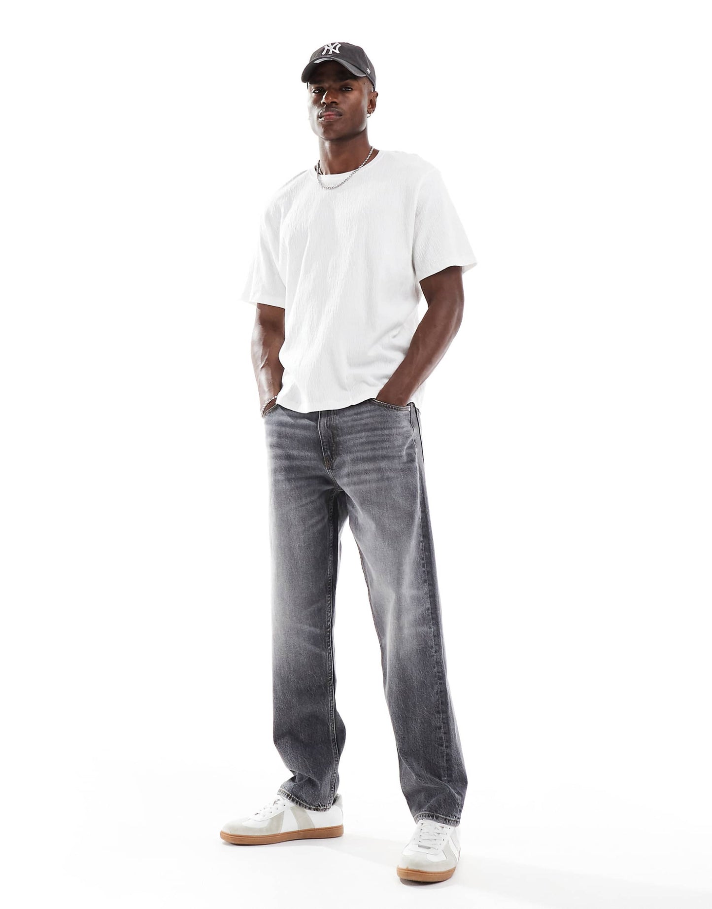 Textured Oversized T-Shirt