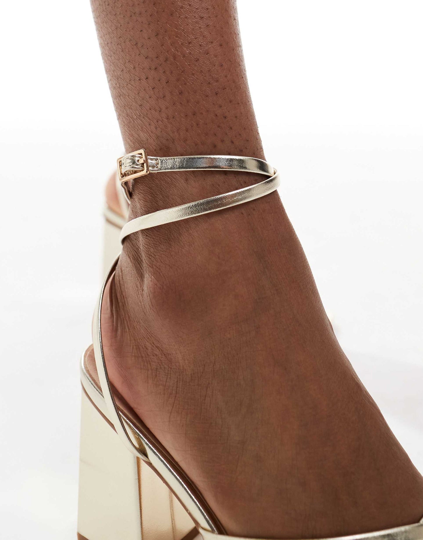 Audry Wide Fit Strappy Block Heeled Sandals