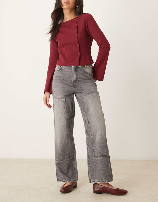 Wide Leg Carpenter Jeans