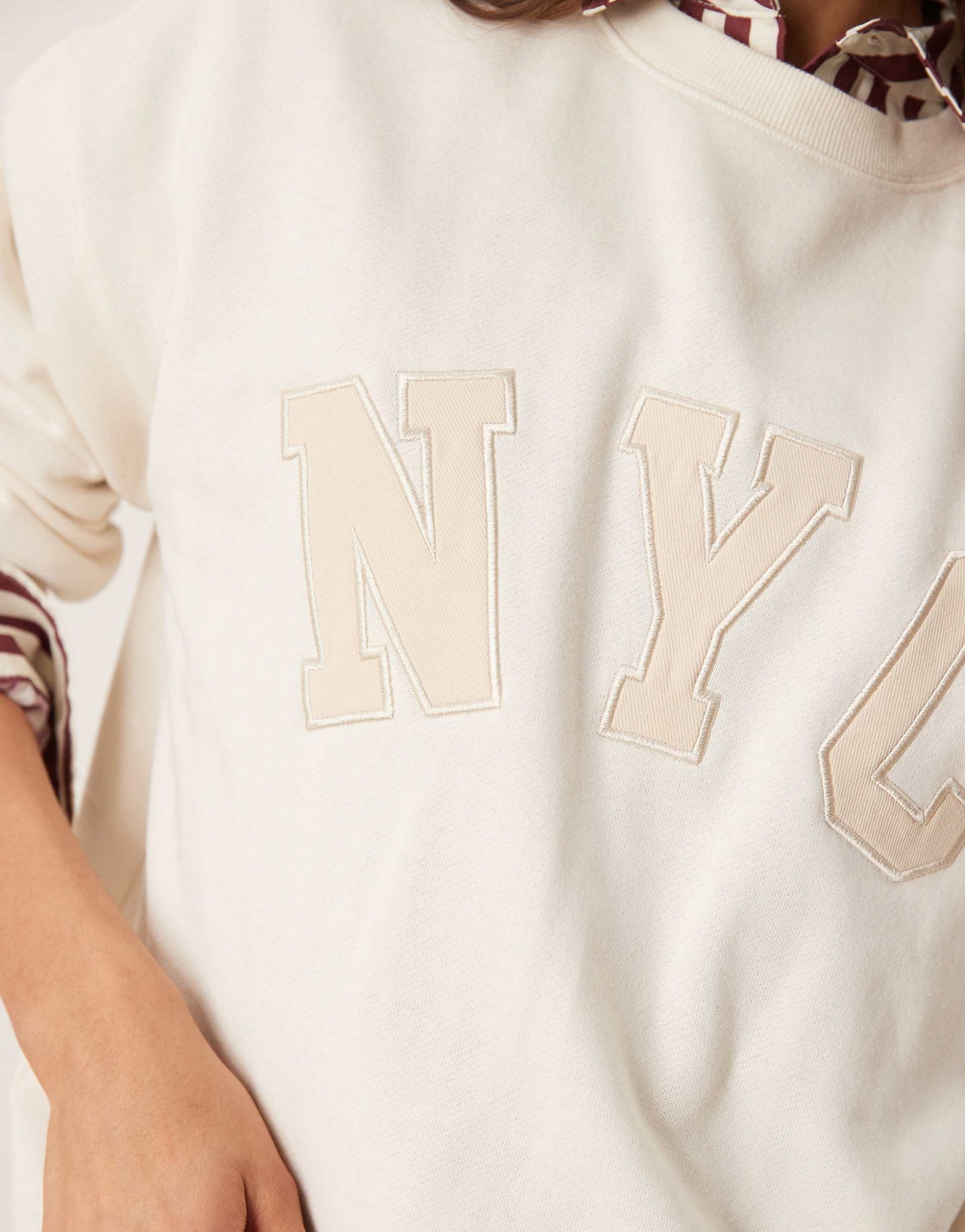 Ny Oversized Logo Sweatshirt