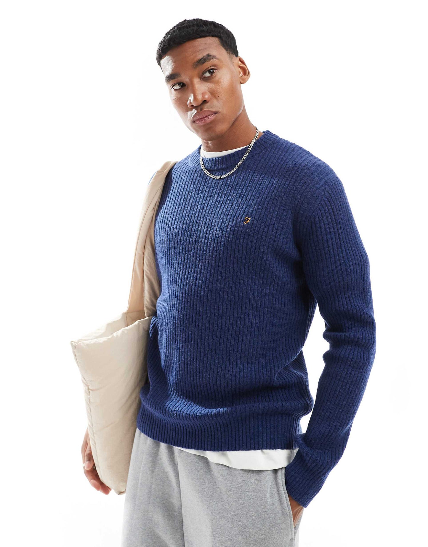Halton Knitted Rib Jumper