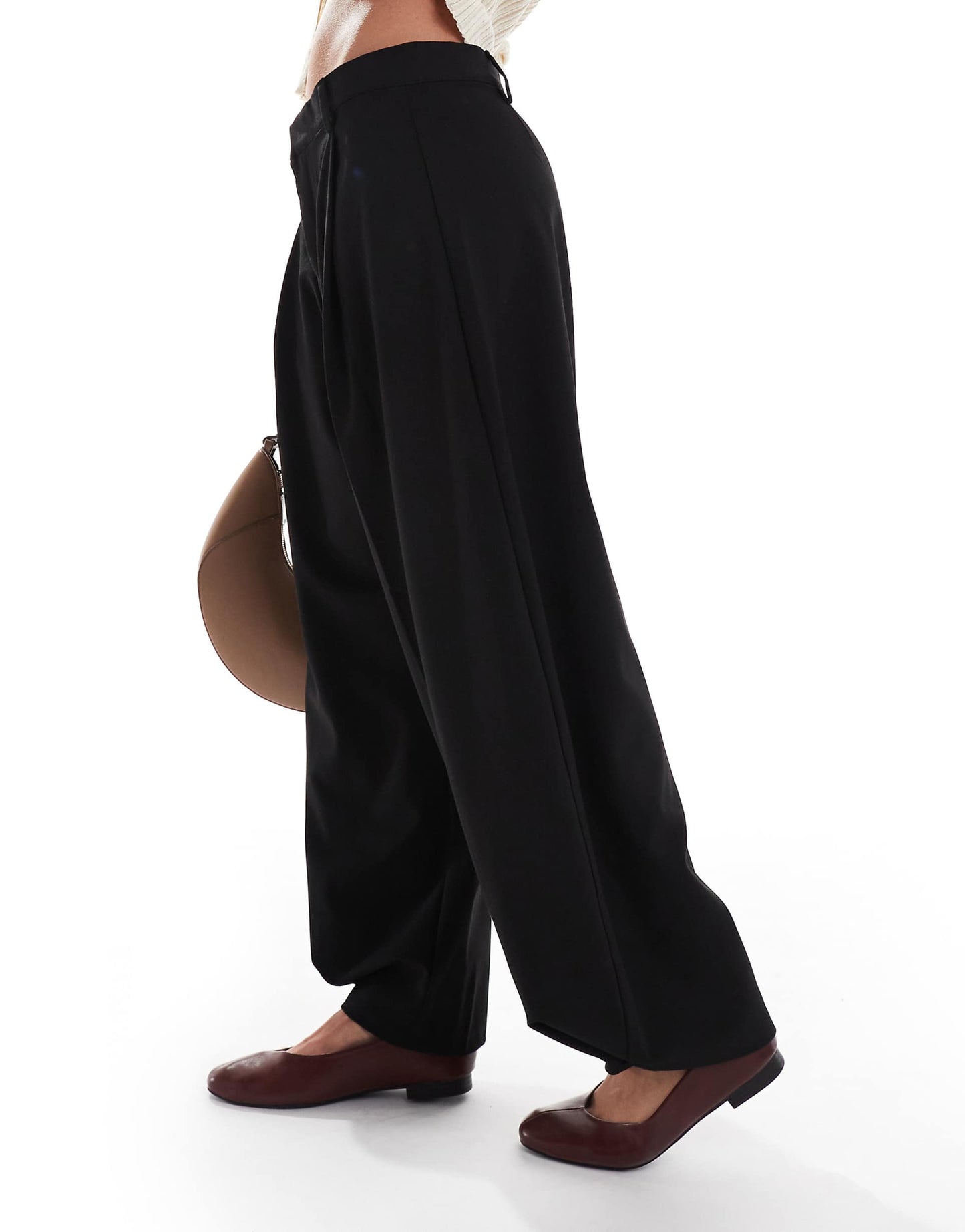 Balloon Leg Tailored Trouser