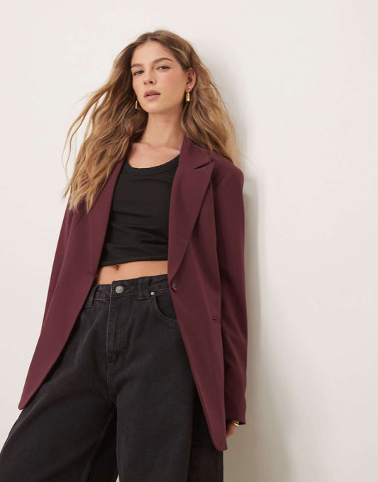 Tailored Relaxed Blazer