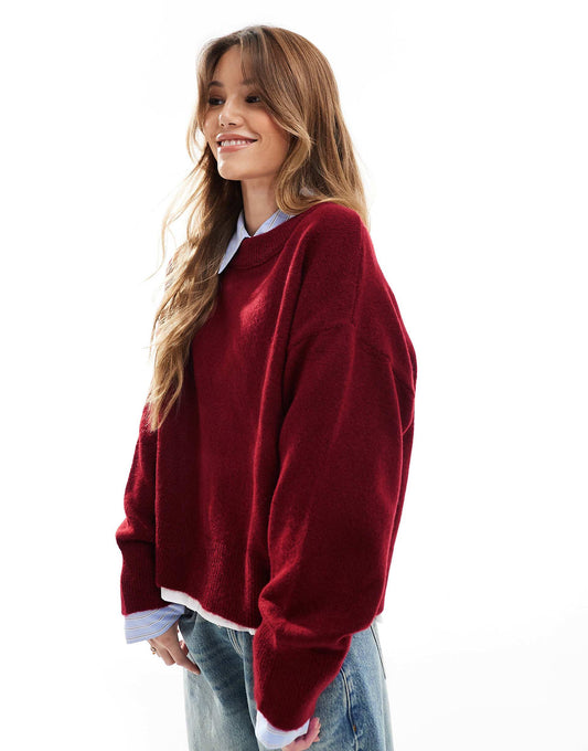 Boxy Crew Neck Jumper
