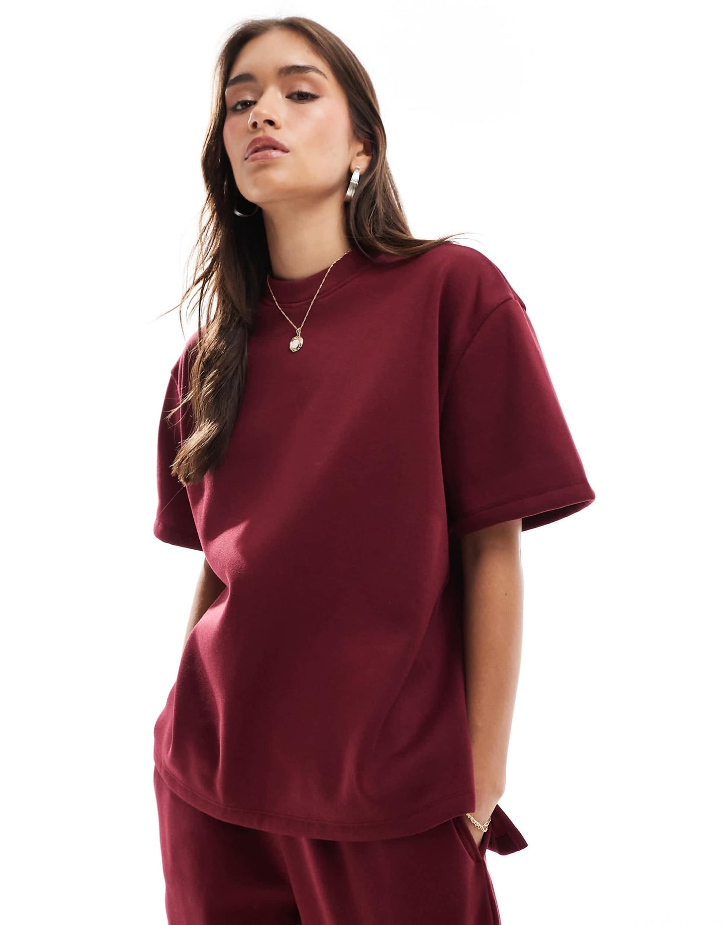 Oversized Sweat T-Shirt Co-Ord