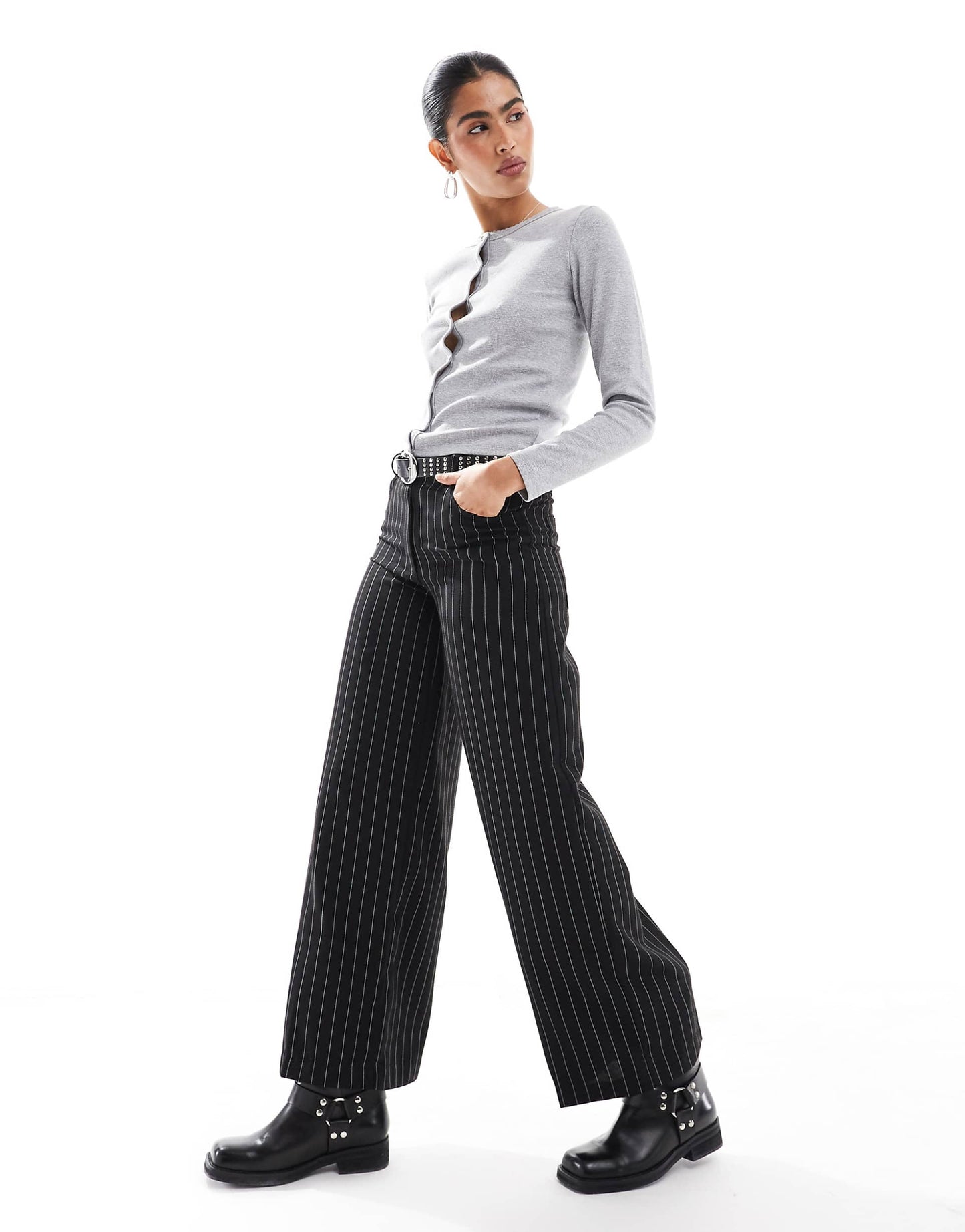 Ribbed Jersey Cardigan