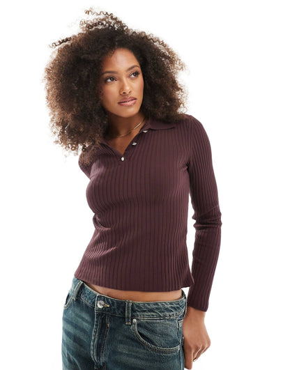 Ribbed Polo