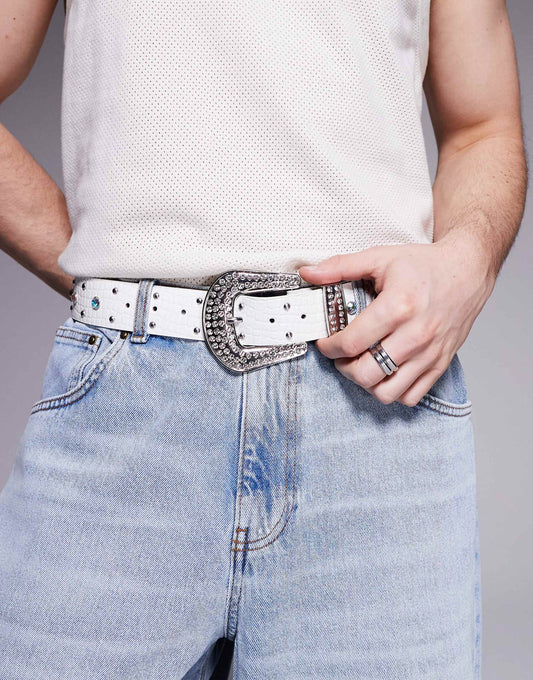 Crystal Stud Belt