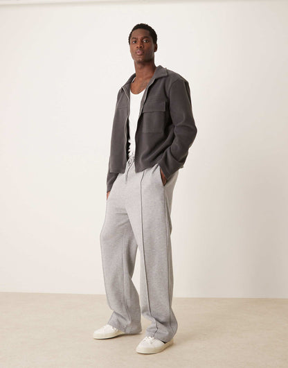 Oversized Boxy Zip Through Shacket