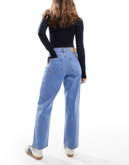 Crop Comfort Stretch Straight Leg Jeans