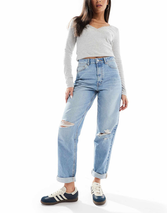 High Rise Relaxed Mom Jeans