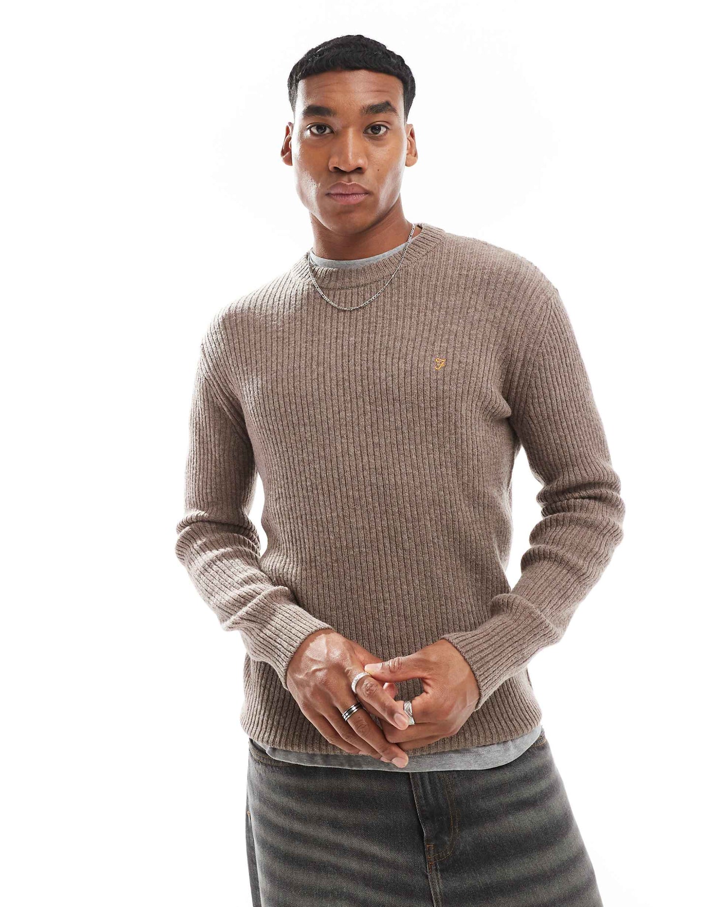 Halton Knitted Rib Jumper
