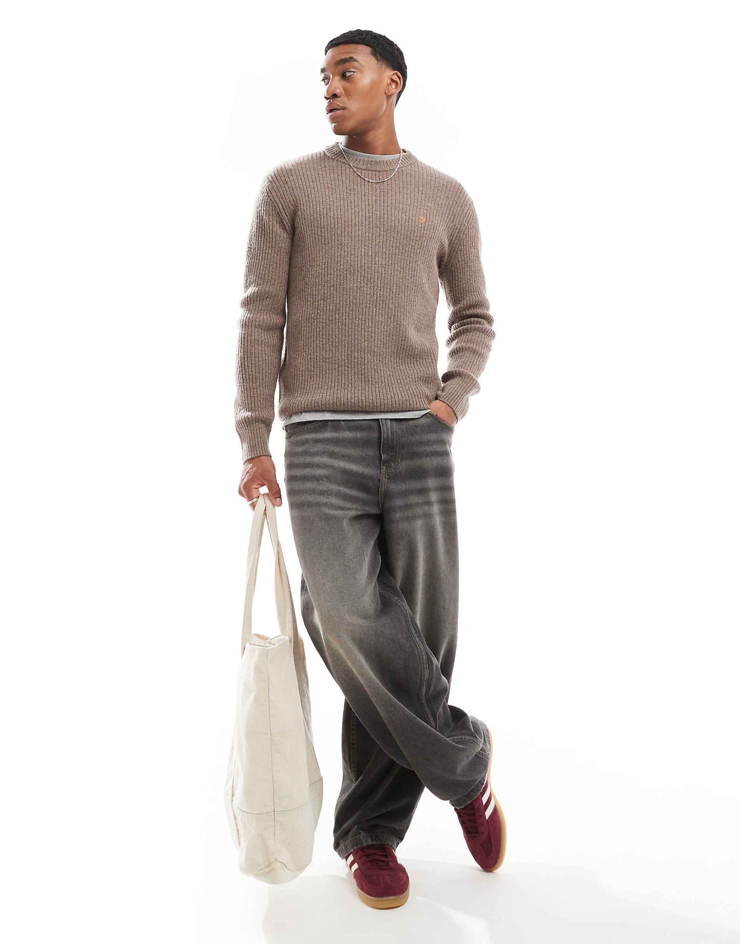 Halton Knitted Rib Jumper