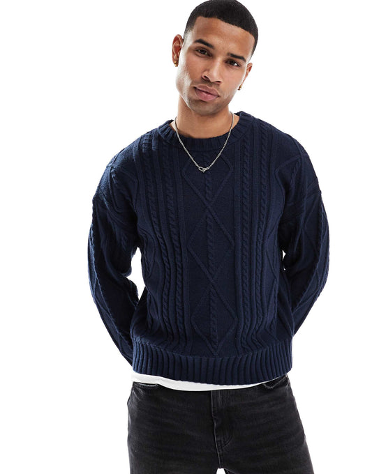 Cable Knit Crew
