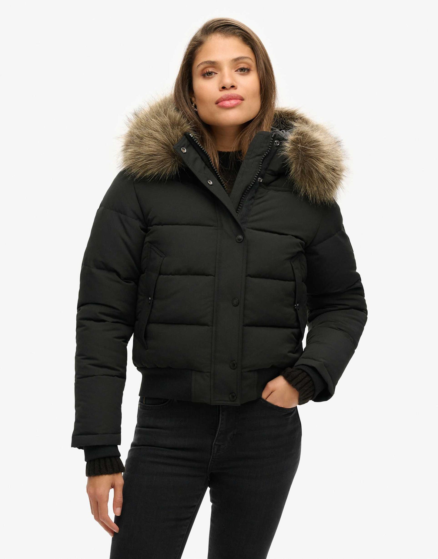 Everest Hooded Bomber Jacket