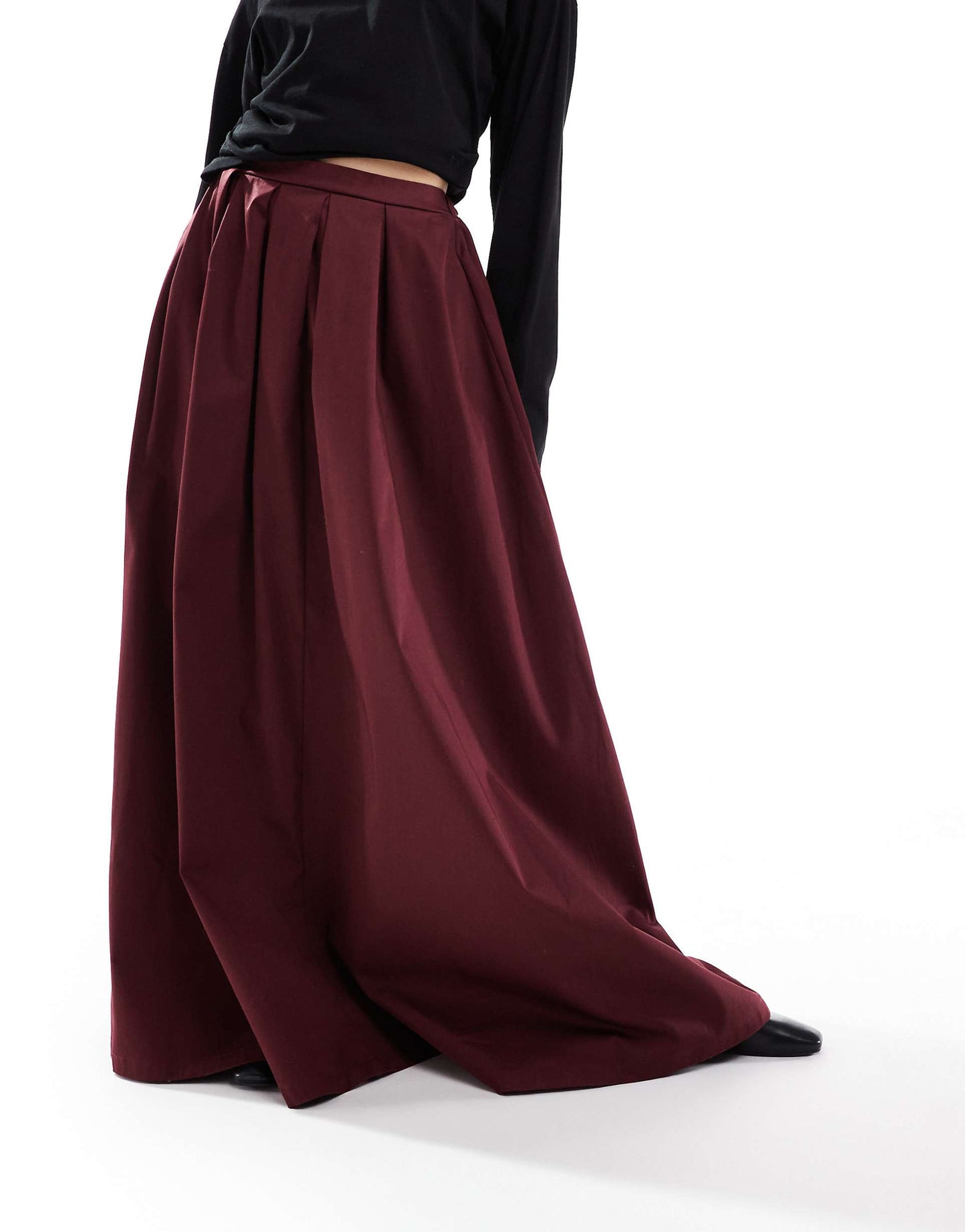 Heavyweight Cotton Circle Maxi Skirt