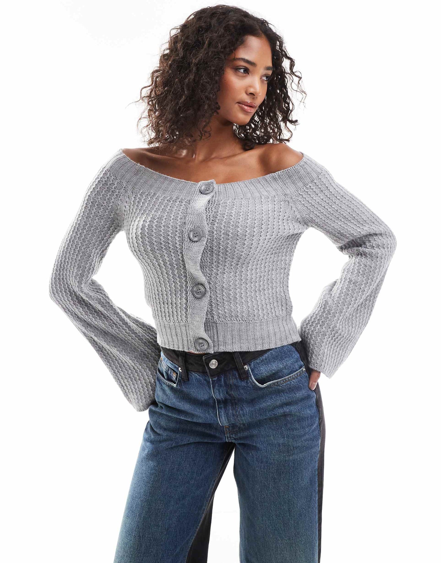 Boat Neck Cardigan