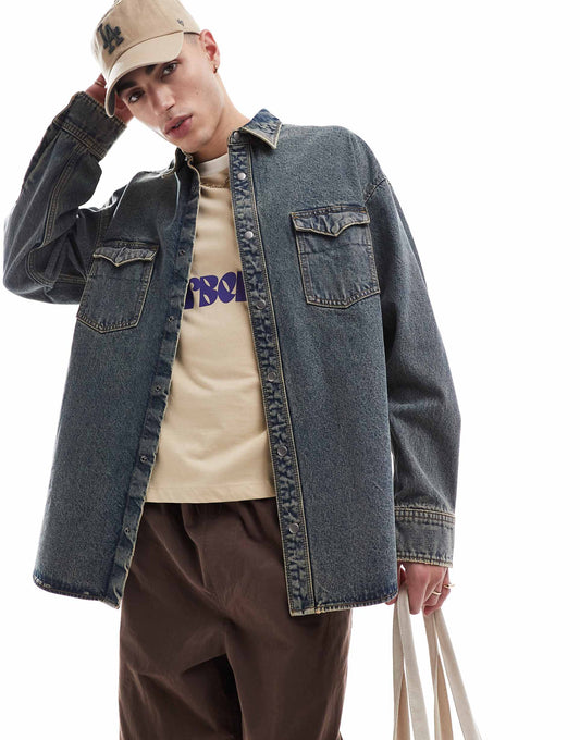Denim Overshirt Shacket