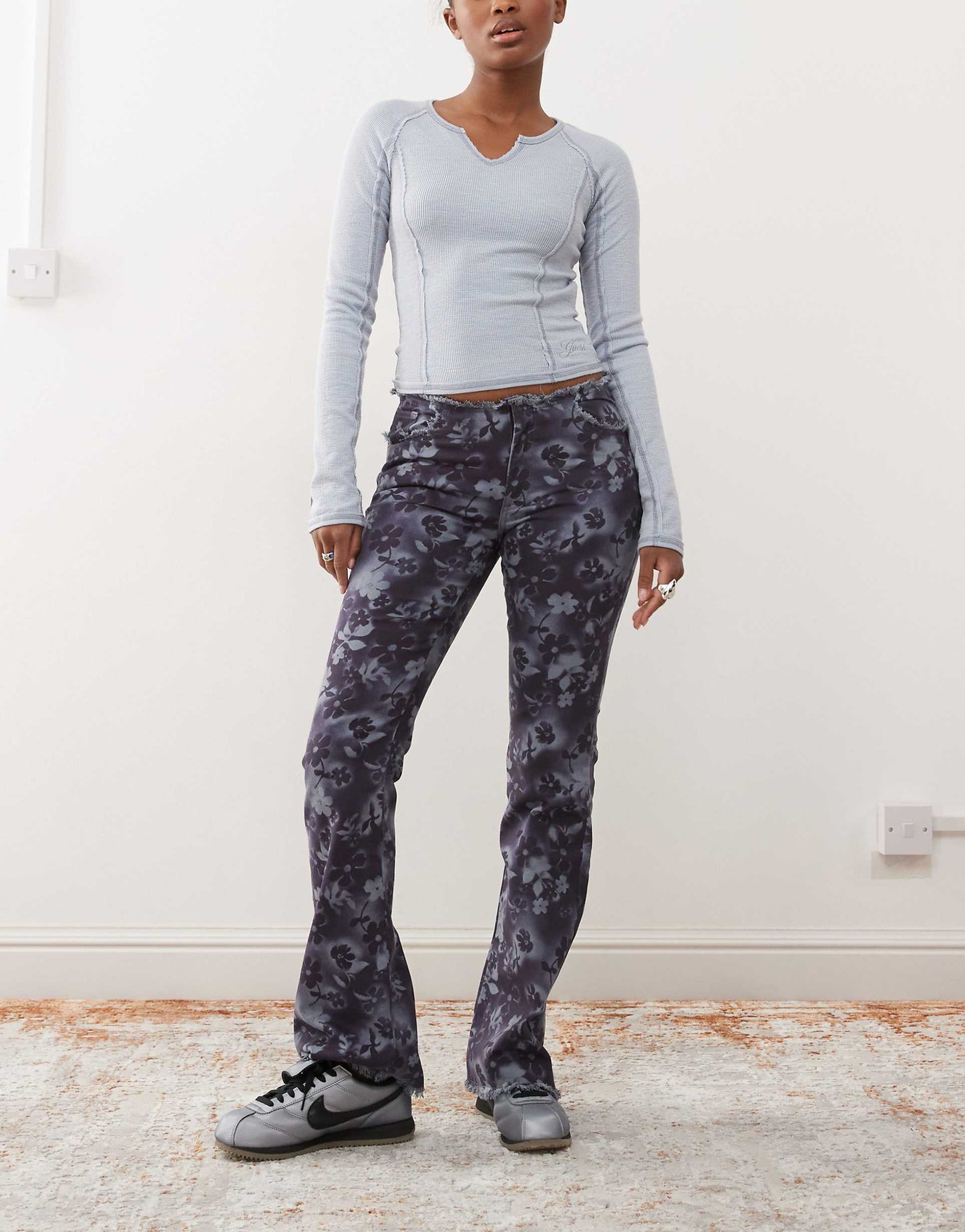 Low Rise Stretch Bootcut Jeans