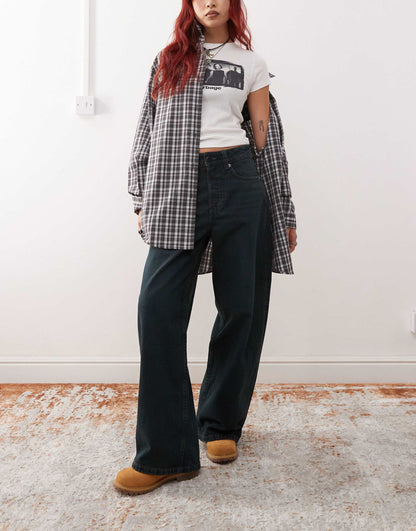Peggy Loose Baggy Fit Low Rise Jeans