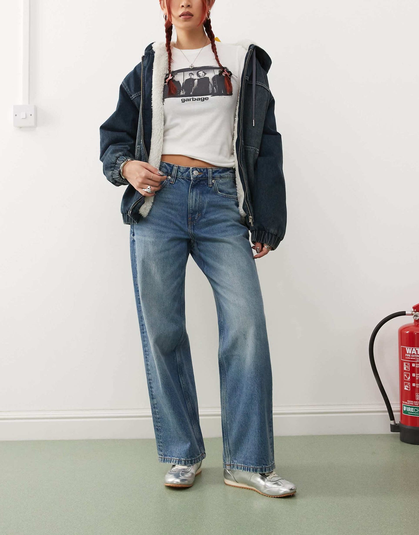 Missy Low Rise Loose Baggy Clean Fit Jeans