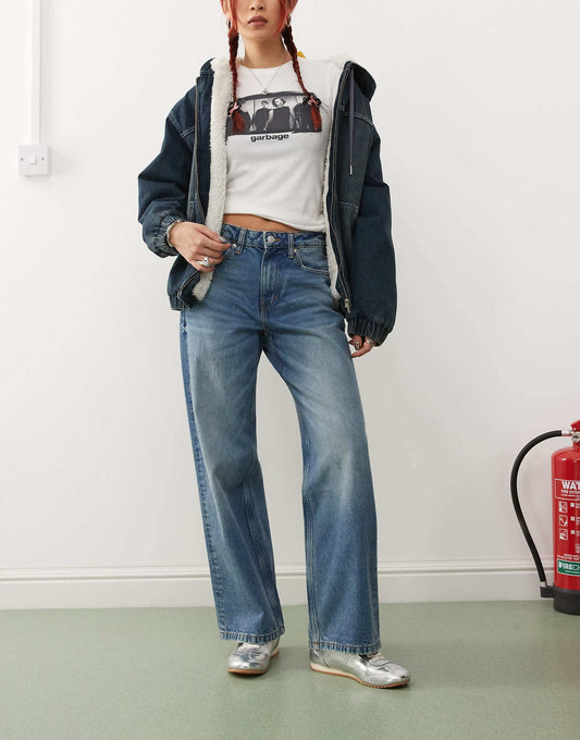 Missy Low Rise Loose Baggy Clean Fit Jeans