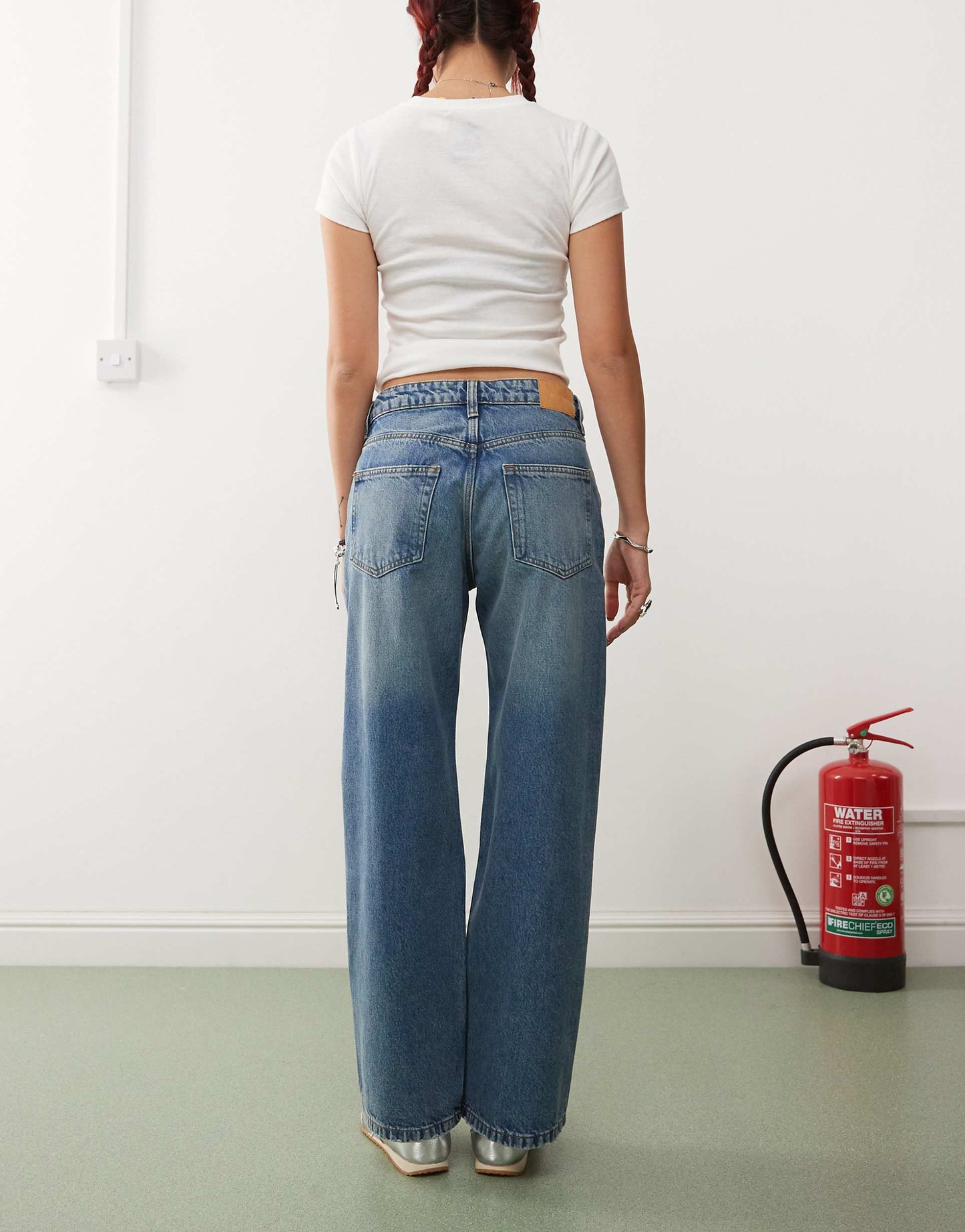Missy Low Rise Loose Baggy Clean Fit Jeans