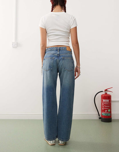 Missy Low Rise Loose Baggy Clean Fit Jeans
