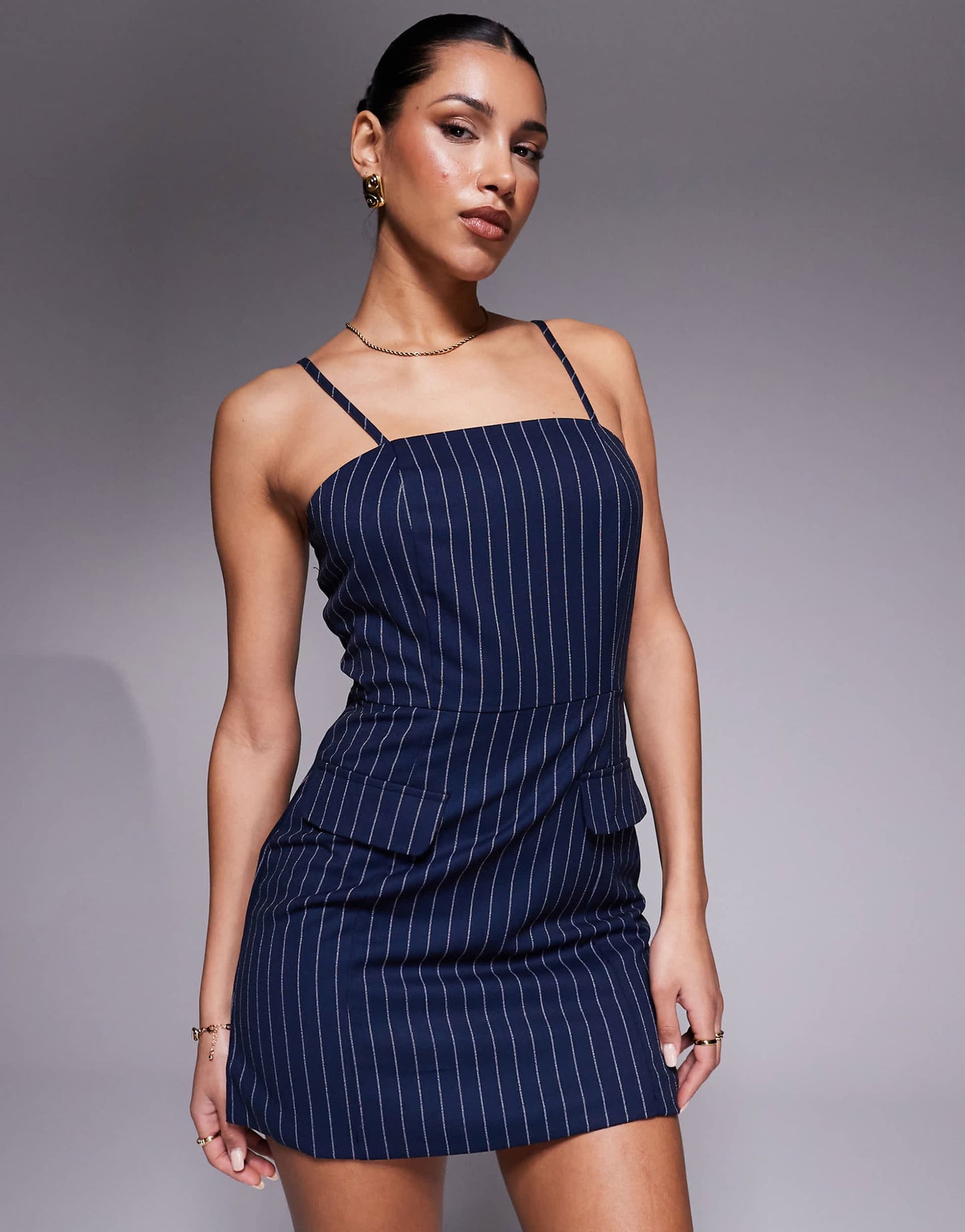 Tailored Cami Mini Dress