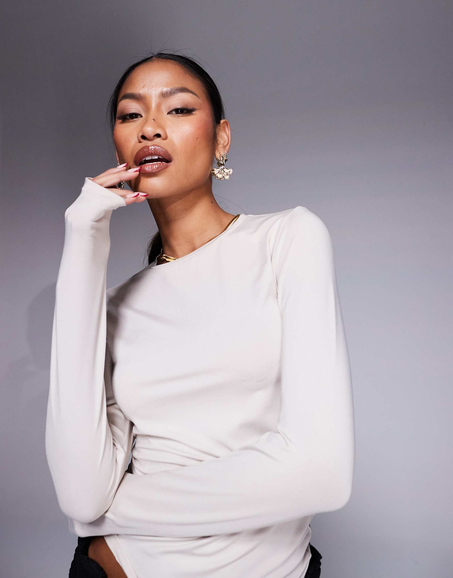 Slinky Long Sleeve Top