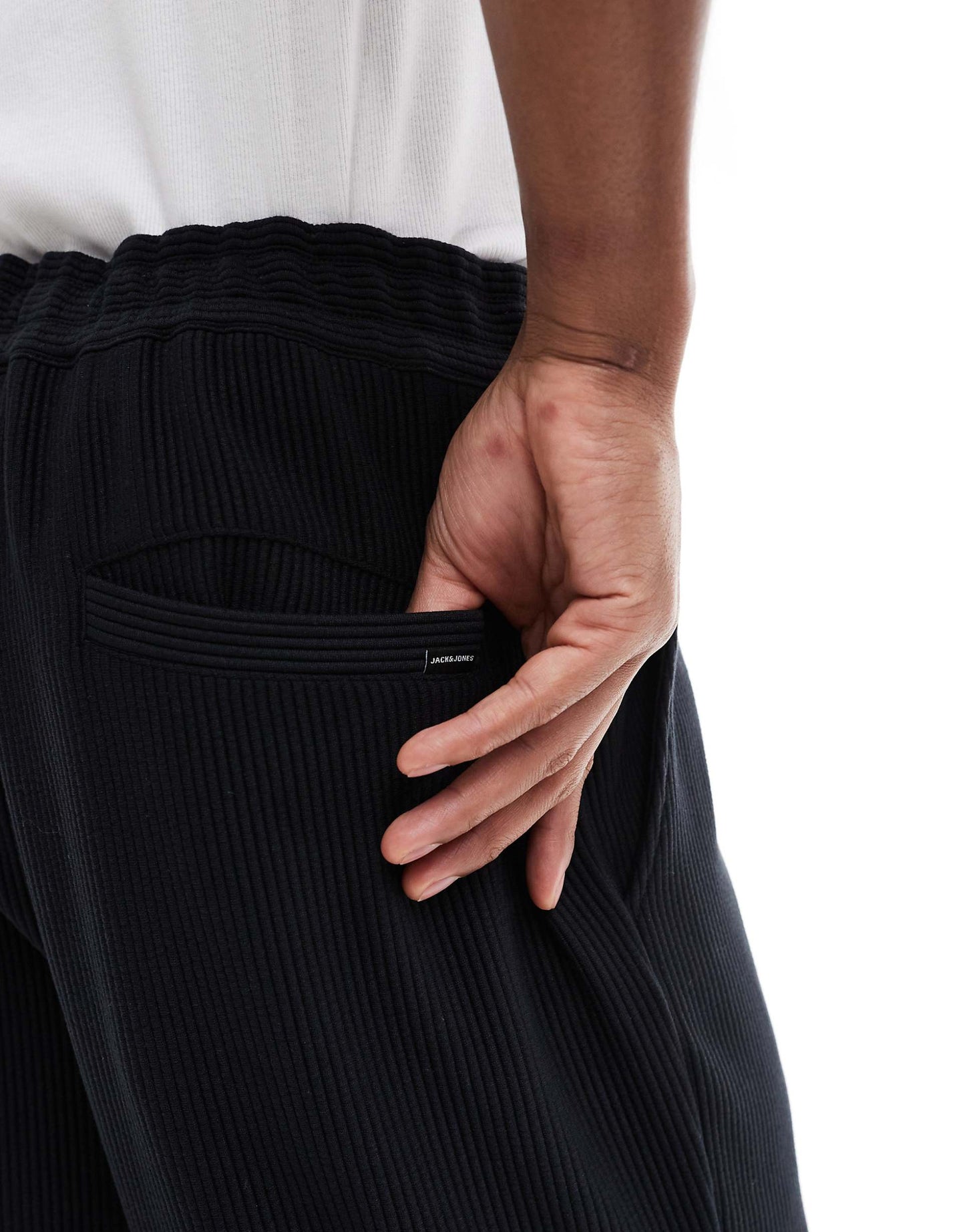 Co-Ord Ribbed Loose Fit Trouser