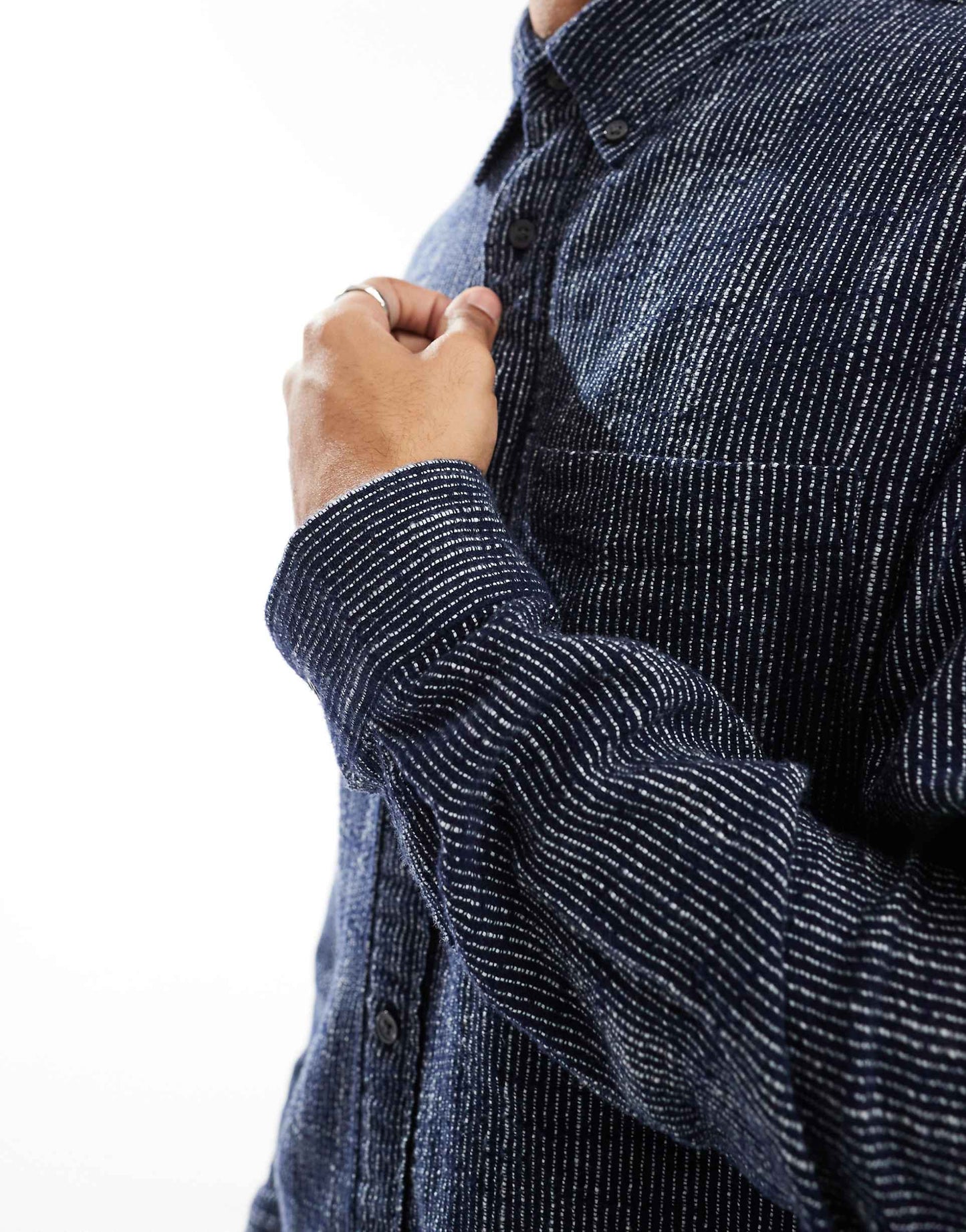 Textured Stripe Shirt