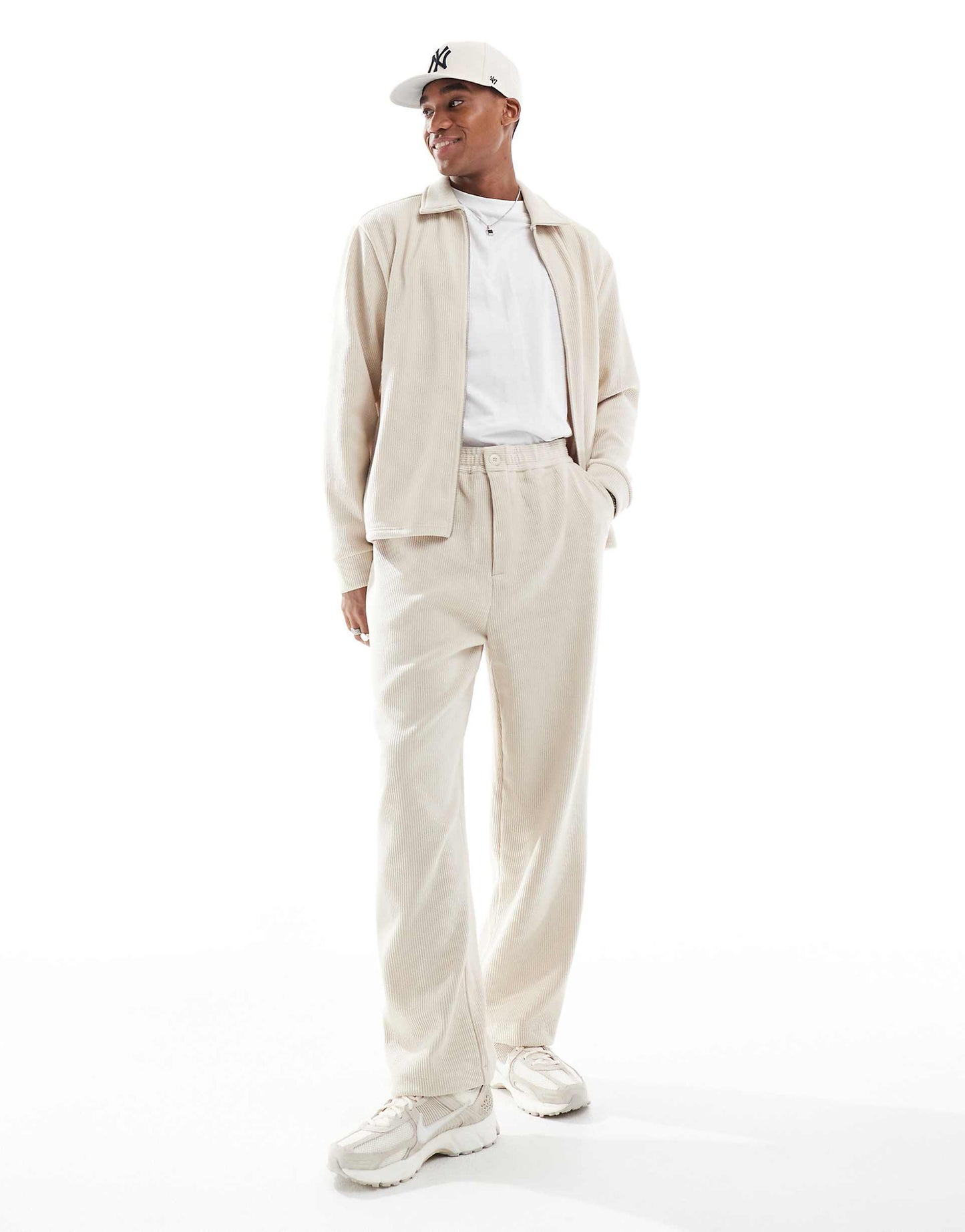 Co-Ord Ribbed Loose Fit Trouser