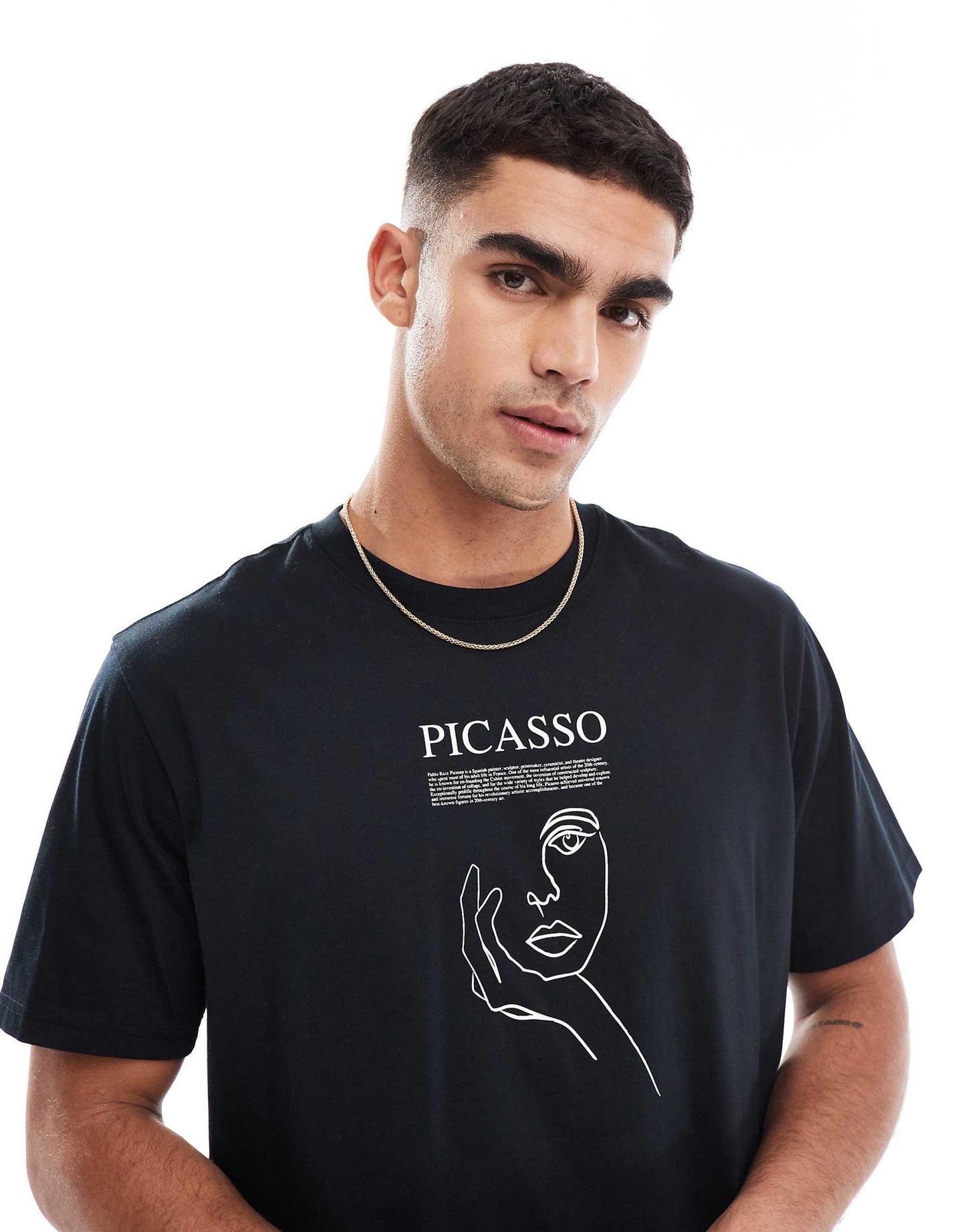 Oversize T-Shirt With Picasso Print