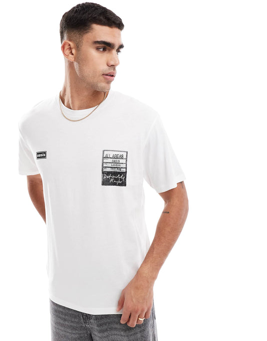 Oasis T-Shirt With Back Print