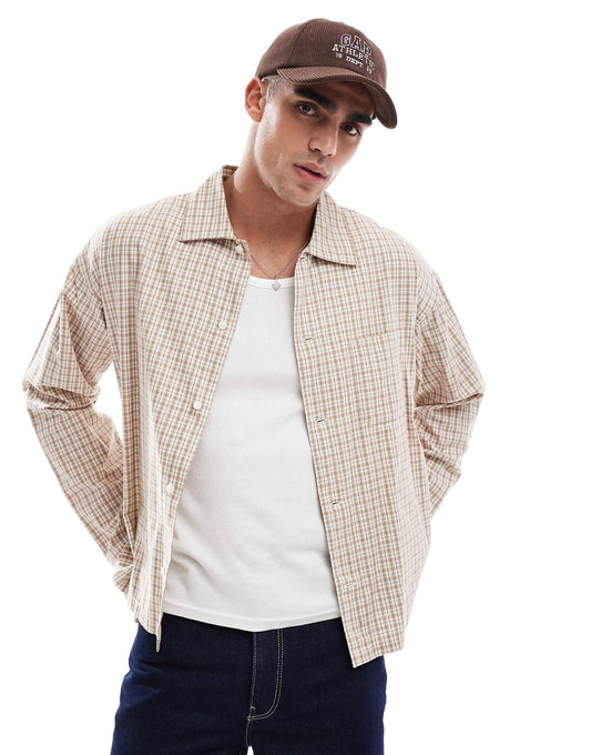 Cropped Oversized Shirt