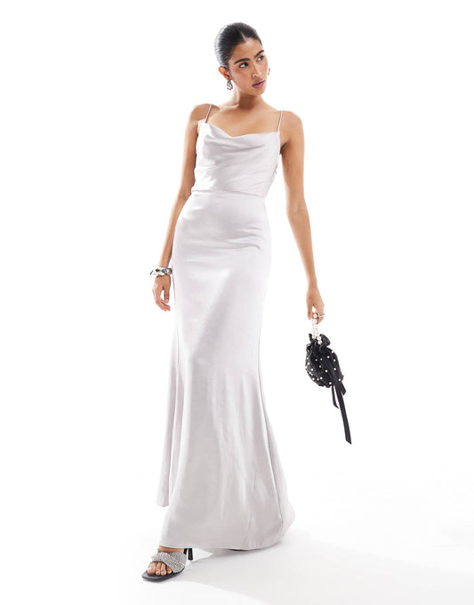 Cowl Neck Slip Dress