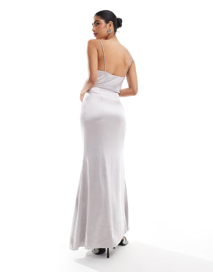 Cowl Neck Slip Dress