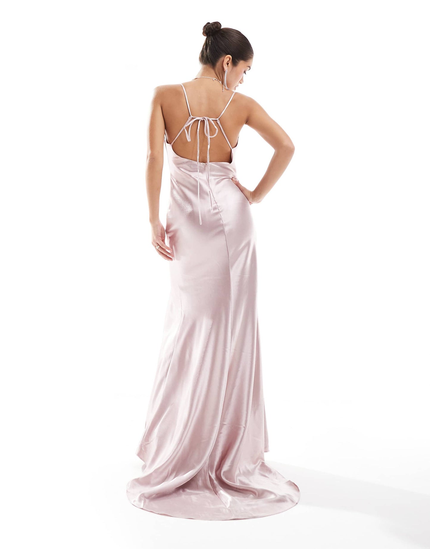 Cowl-Neck Slip Maxi Dress