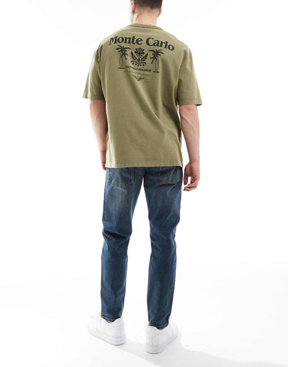 Stretch Tapered Jeans