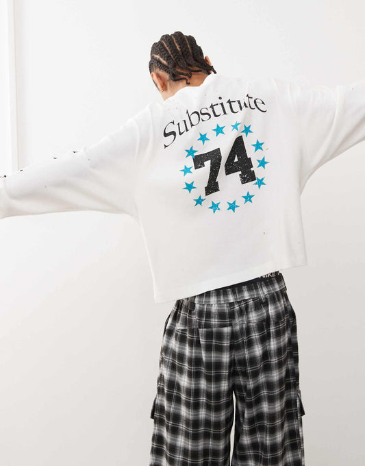 Oversized Long Sleeve With Substitute Print